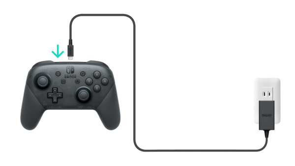 El controlador de Nintendo Switch Pro no se carga